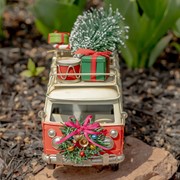 Zaer Ltd. International 1970's Inspired Christmas Bus with Wreath & Gifts ZR191838 View 3