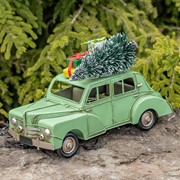 Zaer Ltd. International 1940's Classic Style Car with Christmas Tree and Gifts ZR191863 View 3