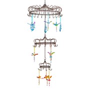 Zaer Ltd. International Elegant Hanging Chandelier Display Decoration in Antique Bronze "London 1820" ZR191023-BZ View 3