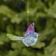 Zaer Ltd. International 22.5" L. Three Piece Five-Tone Acrylic Blue Jay Chain Ornament in 2 Asst Colors ZR908311 View 3