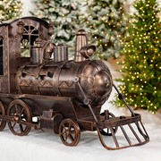 Zaer Ltd. International Pre-Order: 5.85ft. Long Medium Ant. Bronze Iron Train "Blessed Bullet" ZR200555-BZ View 3
