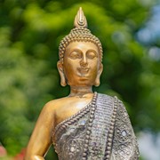 Zaer Ltd International 15.75" Tall Meditative Polyresin Buddha Statue ZR920601 View 3