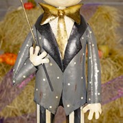 Zaer Ltd International Pre-Order: 54.25" Tall Old School Dapper Skeleton Man "Mr. Bones" ZR196173 View 3