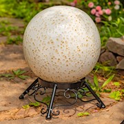 Zaer Ltd International Pre-Order: Set of 3 Assorted Ceramic Globe Tabletop Accents "Aspen" ZR083909-SET View 3