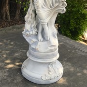 Zaer Ltd International Pre-Order: 63" Tall Magnesium Angel Statue in Antique Grey "Lillith" ZR322110-GY View 3