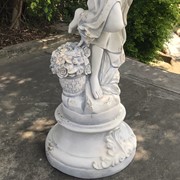 Zaer Ltd International Pre-Order: 63" Tall Magnesium Angel Statue in Antique Grey "Emma" ZR322112-GY View 3