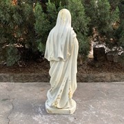 Zaer Ltd International Pre-Order: 36" Tall Mother Mary with Sacred Heart Statue in Antique Grey ZR551136-GY View 3