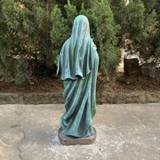 Zaer Ltd International Pre-Order: 36" Tall Mother Mary with Sacred Heart Statue in Antique Bronze ZR551136-BZ View 3