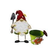 Zaer Ltd. International Pre-Order: Set of 6 Assorted Colorful Gnome Flower Pots "The Gnomies" ZR240460-SET View 3