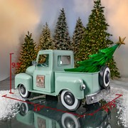 Zaer Ltd International Small Multi-Seasonal Iron Pickup Truck in Soft Green ZR160818-GR View 3