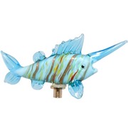 Zaer Ltd International Hand Painted Glass Swordfish on Gold-Plated Iron Pot Sticks in 6 Assorted Styles ZR199814 View 4