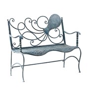 Zaer Ltd International Pre-Order: Coastal Octopus Bench with Curved Seat ZR160015 View 4