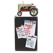Zaer Ltd International Set of 6 Assorted Hanging Iron Tractor Magnetic Noteboards VA170001-SET View 4