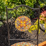 Zaer Ltd International "Barcelona" Mosaic Bistro Set ZR165121-2-SET View 4