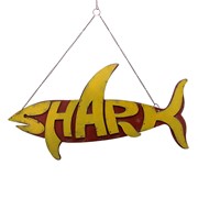 Zaer Ltd International Hanging Metal Shark Sign in 3 Assorted Colors ZR142127 View 4