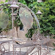 Zaer Ltd International Pre-Order: Large Round Cinderella Carriage in Antique Bronze "The Luciana" ZR109201-BZ View 4