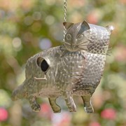 Zaer Ltd. International Galvanized Hanging Animal Birdhouse - Cat ZR180249-B View 4