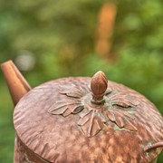 Zaer Ltd. International 65.25" Tall Antique Copper Teapot Birdhouse Garden Stake "Classic Teapot" ZR113168-4 View 4
