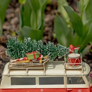 Zaer Ltd. International 1970's Inspired Christmas Bus with Wreath & Gifts ZR191838 View 4