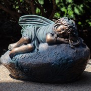 Zaer Ltd. International 20" Tall Magnesium Sleeping Fairy Statue "Ivy" ZR339217 View 4