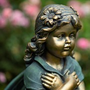 Zaer Ltd International 27" Tall Fairy Garden Statue with Crossing Arms "Tush" ZR220727 View 4