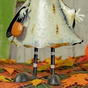 Zaer Ltd International "Alexie" Jack-O-Lantern Ghost Halloween Figurine with LED Lights ZR195971 View 4