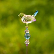 Zaer Ltd. International 21" Tall Multicolor Acrylic Sparrow Pot Stakes in 6 Assorted Colors ZR203816-SET View 4