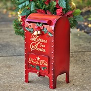 Zaer Ltd International 16" Tall Small "Letters for Santa" Christmas Mailbox ZR361497-SM View 4
