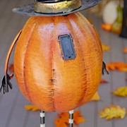 Zaer Ltd International Pre-Order: 31.5" Tall Jack-O-Lantern Halloween Figurine with LED Witch's Hat ZR195973 View 4