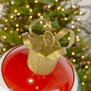 Zaer Ltd. International 42.5" Tall Multi-Colored Christmas Ball Ornament Metal Garden Stake ZR210602 View 4