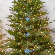 Zaer Ltd. International 22.5" L. Three Piece Five-Tone Acrylic Blue Jay Chain Ornament in 2 Asst Colors ZR908311 View 4