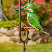 Zaer Ltd International Pre-Order: 53" Tall Metal Dual Hummingbird Rocking Stake "Tiki & Tiko" ZR120205 View 4