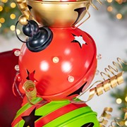 Zaer Ltd International 44" Tall Iron Christmas Sleigh with Giant Jingle Bells - Medium ZR220496 View 4