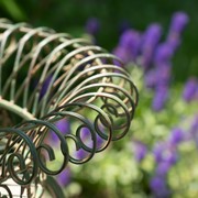 Zaer Ltd. International Set of 3 Round Iron Wire Basket Plant Stands in Antique Green "London 1820" ZR220392-GR View 4
