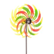Zaer Ltd. International 93" Tall Red, Green & Yellow Metal Windmill Stake "Adriana" ZR208880 View 4