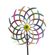 Zaer Ltd. International 70" Tall Abstract Metal Windmill Stake "Eliana" ZR197360 View 4