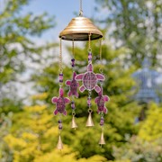 Zaer Ltd International Set of 6 Assorted Dangling Turtle Wind Chimes with Bells LS013345-SET View 4