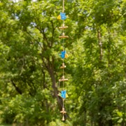 Zaer Ltd International Set of 8 Assorted Hanging Metal Decorative Wind Chime Chains LS015143-SET View 4
