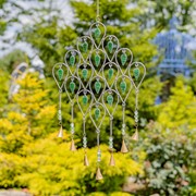 Zaer Ltd International Set of 6 Assorted Colorful Acrylic & Metal Wind Chimes with Dangling Bells LS019760-SET View 4