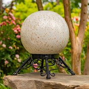 Zaer Ltd International Pre-Order: Set of 3 Assorted Ceramic Globe Tabletop Accents "Aspen" ZR083909-SET View 4