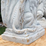 Zaer Ltd International Set of 2 Magnesium Griffin Statues in Antique Grey "Peter & Lois" ZR619280-GYS View 4