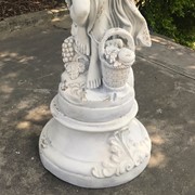 Zaer Ltd International Pre-Order: 63" Tall Magnesium Angel Statue in Antique Grey "Celeste" ZR322114-GY View 4