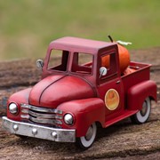 Zaer Ltd International Small Multi-Seasonal Iron Pickup Truck in Antique Red ZR160818-AR View 4