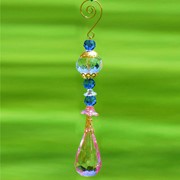 Zaer Ltd. International 7" Long Acrylic Teardrop Ornament in 6 Assorted Colors ZR031913-5 View 5