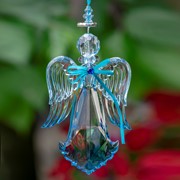 Zaer Ltd International Hanging Blue Acrylic Angel Ornaments in 6 Assorted Styles ZR503515 View 5