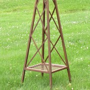 Zaer Ltd International 8ft. Tall Large Iron Windmill Stand with Rooster "Oscar" ZR158195 View 5