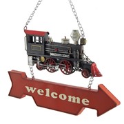 Zaer Ltd International Set of 6 Assorted Vintage Automobile Iron Hanging "WELCOME" Signs VA170009 View 5