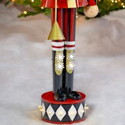 Zaer Ltd. International 61" T. Large Iron Christmas Nutcracker w/ Trumpet & LED Light "David" ZR190661 View 5