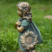 Zaer Ltd International 27" Tall Fairy Garden Statue with Crossing Arms "Tush" ZR220727 View 5