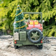 Zaer Ltd. International 1940's Vintage Style Military Vehicle with Christmas Tree and Gifts ZR191858 View 5